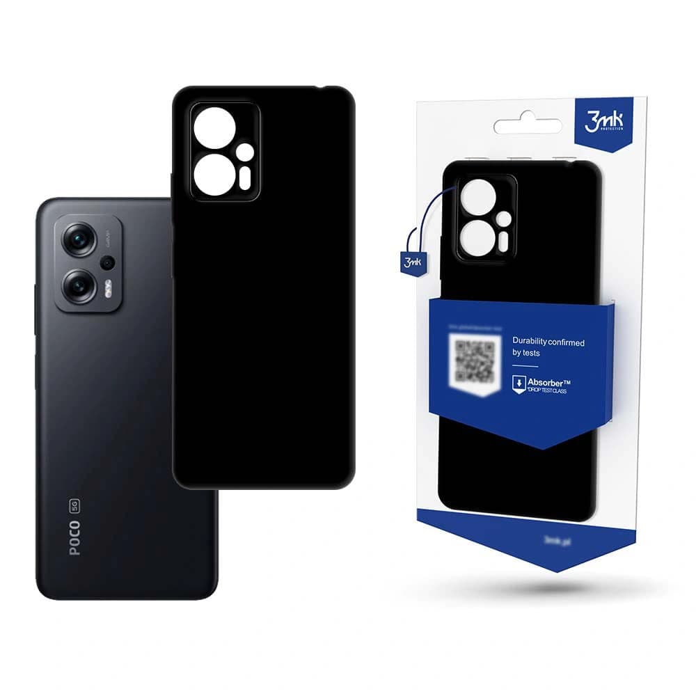 Etui 3MK Matt Case Xiaomi POCO X4 GT 5G černý/black - 1