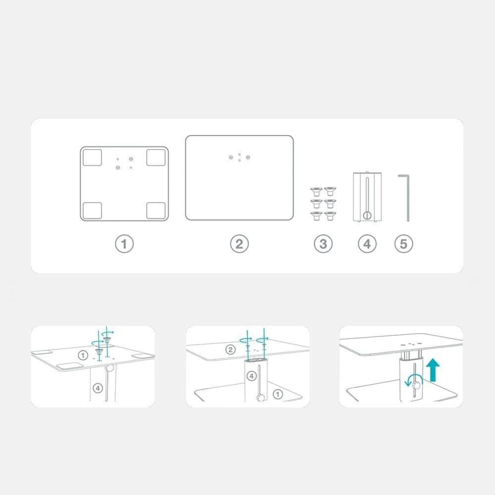 Podstavec na monitor Nillkin HighDesk černý - 16