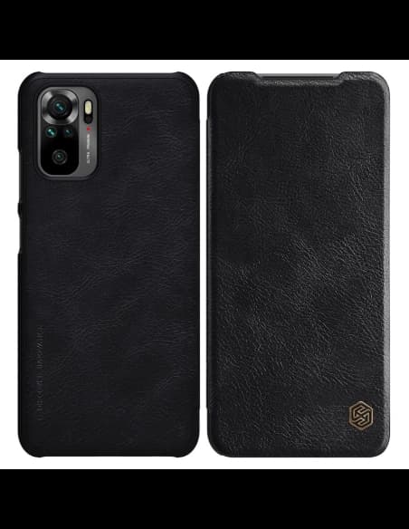 Case Nillkin Qin Xiaomi Redmi Note 10/10S schwarz