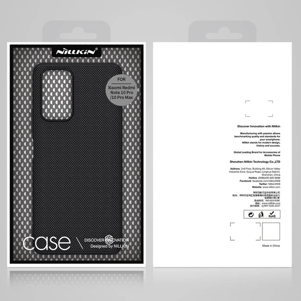 Case Nillkin Texturiert Xiaomi Redmi Note 10 Pro schwarz - 5