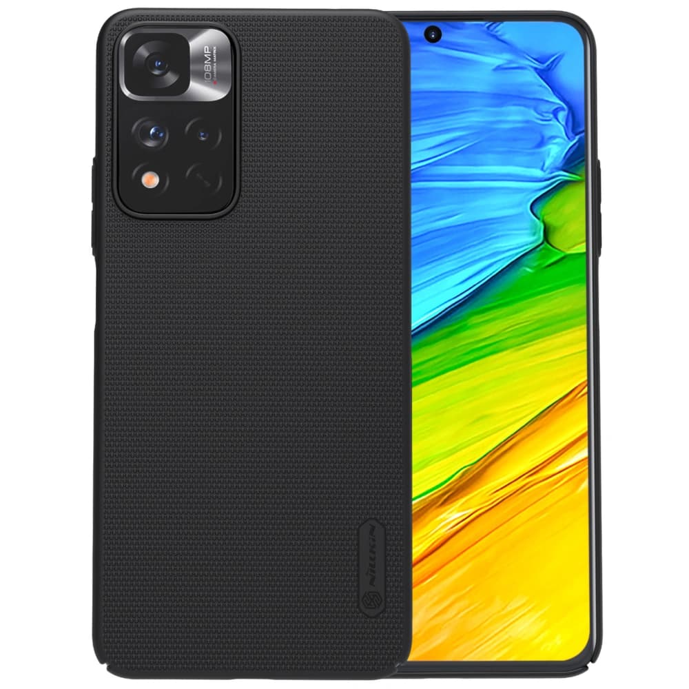 Etui Nillkin Super Frosted Shield Pro Xiaomi Redmi Note 11 Pro/Plus fekete - 1