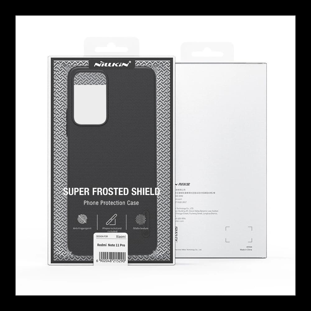 Etui Nillkin Super Frosted Shield Pro Xiaomi Redmi Note 11 Pro/Plus fekete - 5