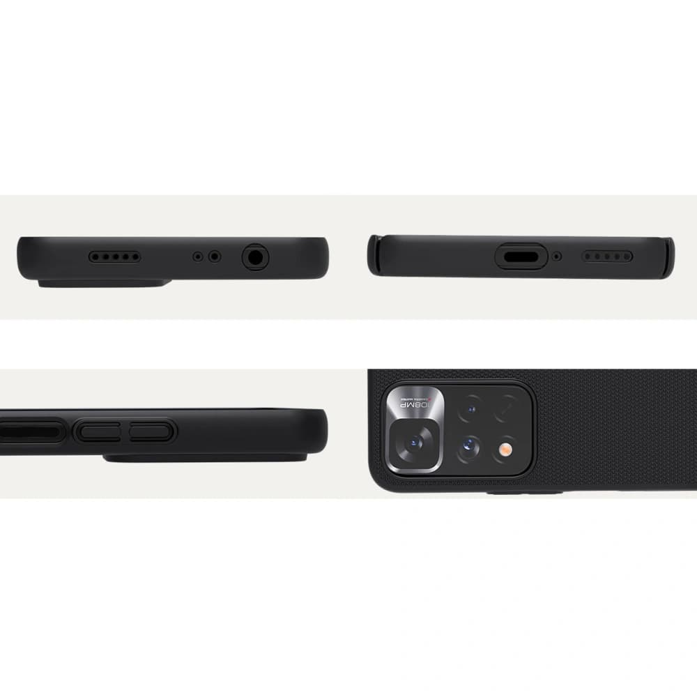 Etui Nillkin Super Frosted Shield Pro Xiaomi Redmi Note 11 Pro/Plus fekete - 12
