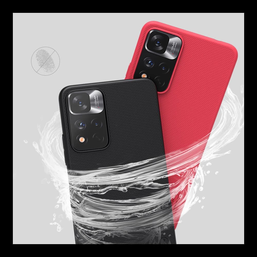 Etui Nillkin Super Frosted Shield Pro Xiaomi Redmi Note 11 Pro/Plus fekete - 14