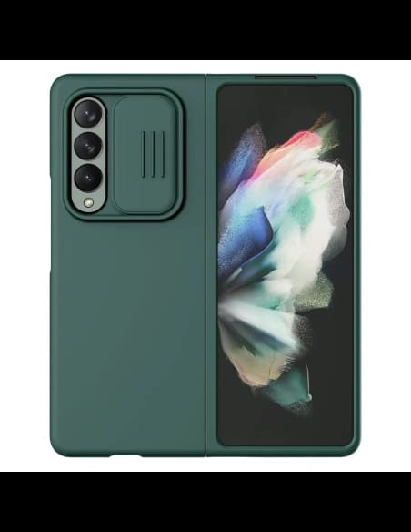 Nillkin CamShield Silky Silicone Samsung Galaxy Z Fold 3 green
