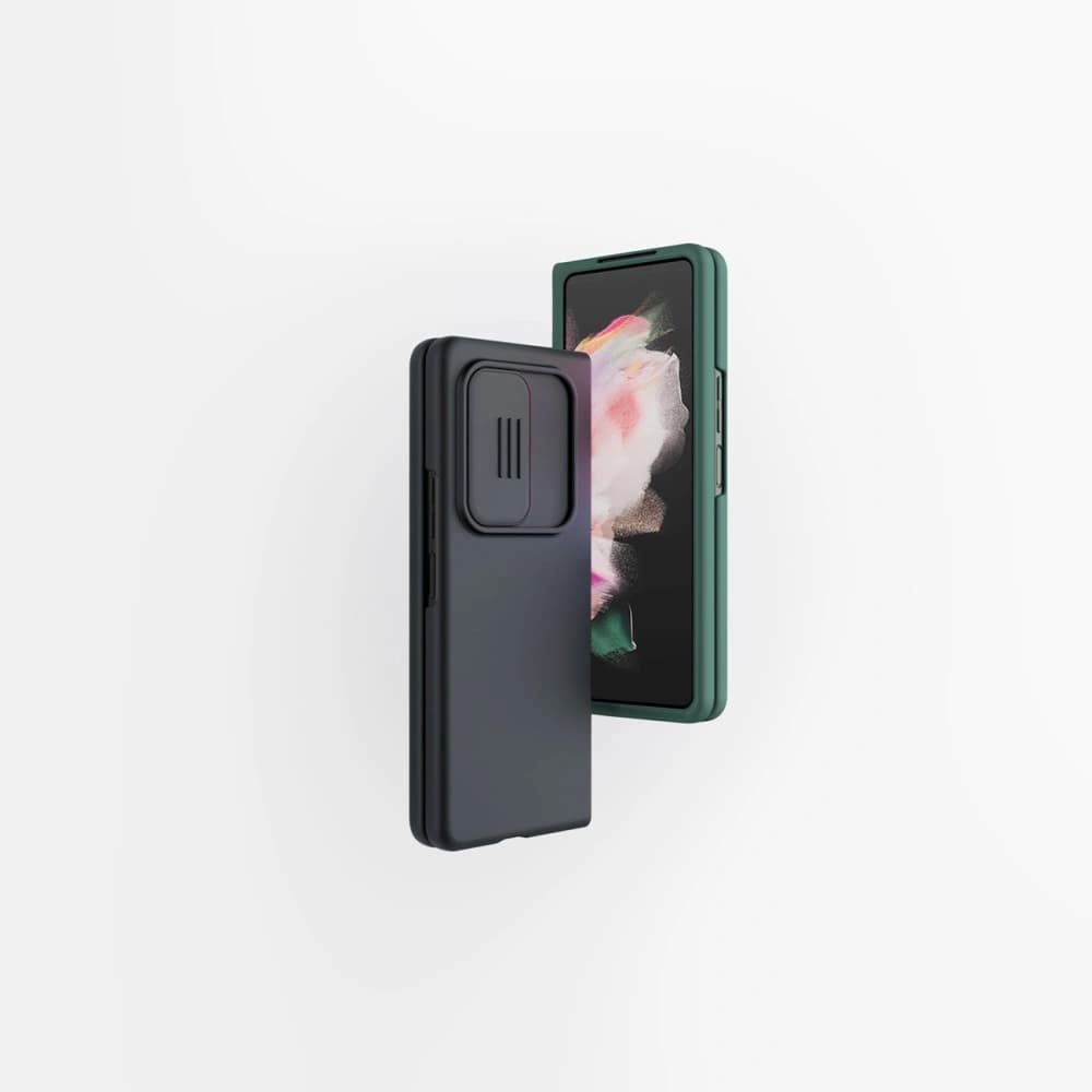 Etui Nillkin CamShield Silky Silicone Samsung Galaxy Z Fold 3 verde - 6