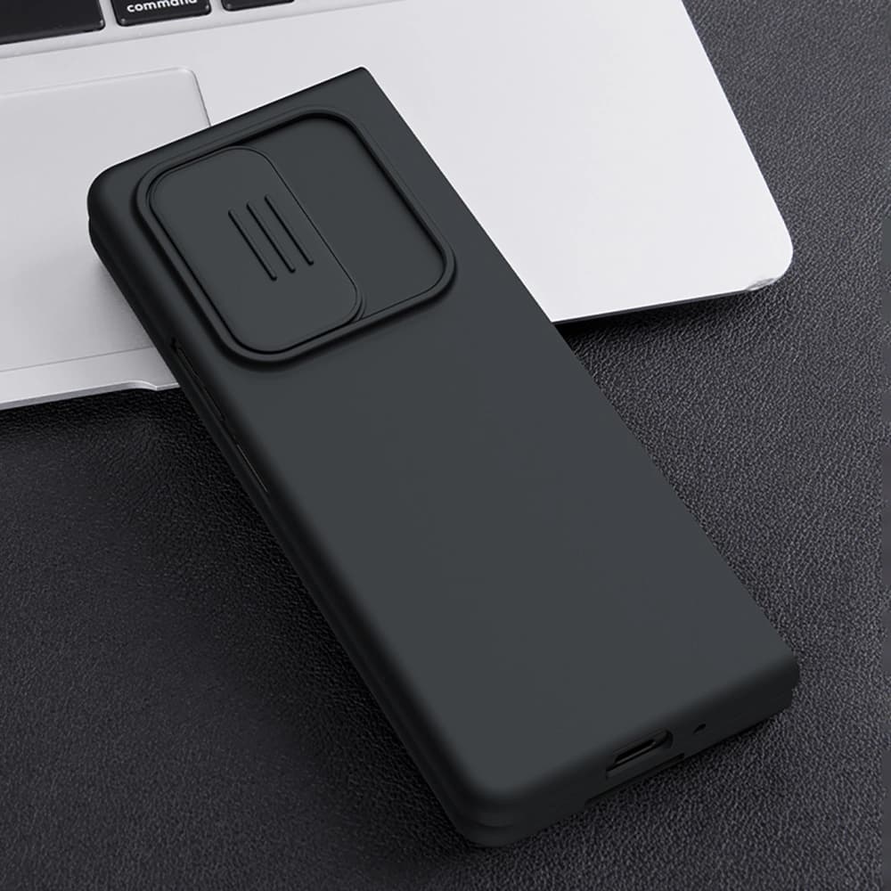 Etui Nillkin CamShield Silky Silicone Samsung Galaxy Z Fold 3 verde - 15