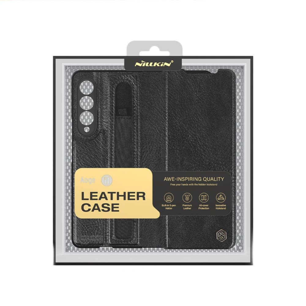 Nillkin Aoge Leather Samsung Galaxy Z Fold 3 black - 5