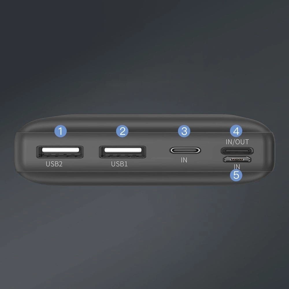 Powerbank Baseus Mini JA 30000mAh 2x USB 3A (negru) - 7