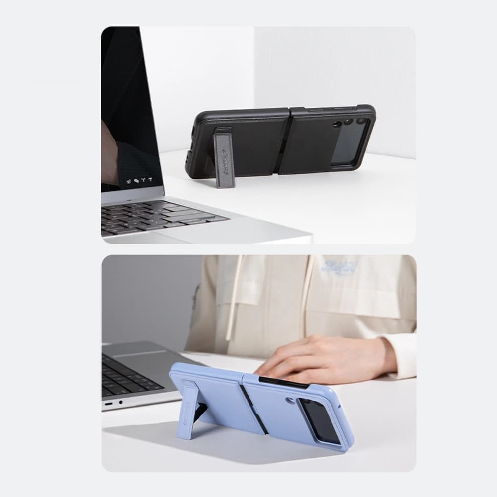 Etui Nillkin Qin Samsung Galaxy Z Flip 3 negru - 10