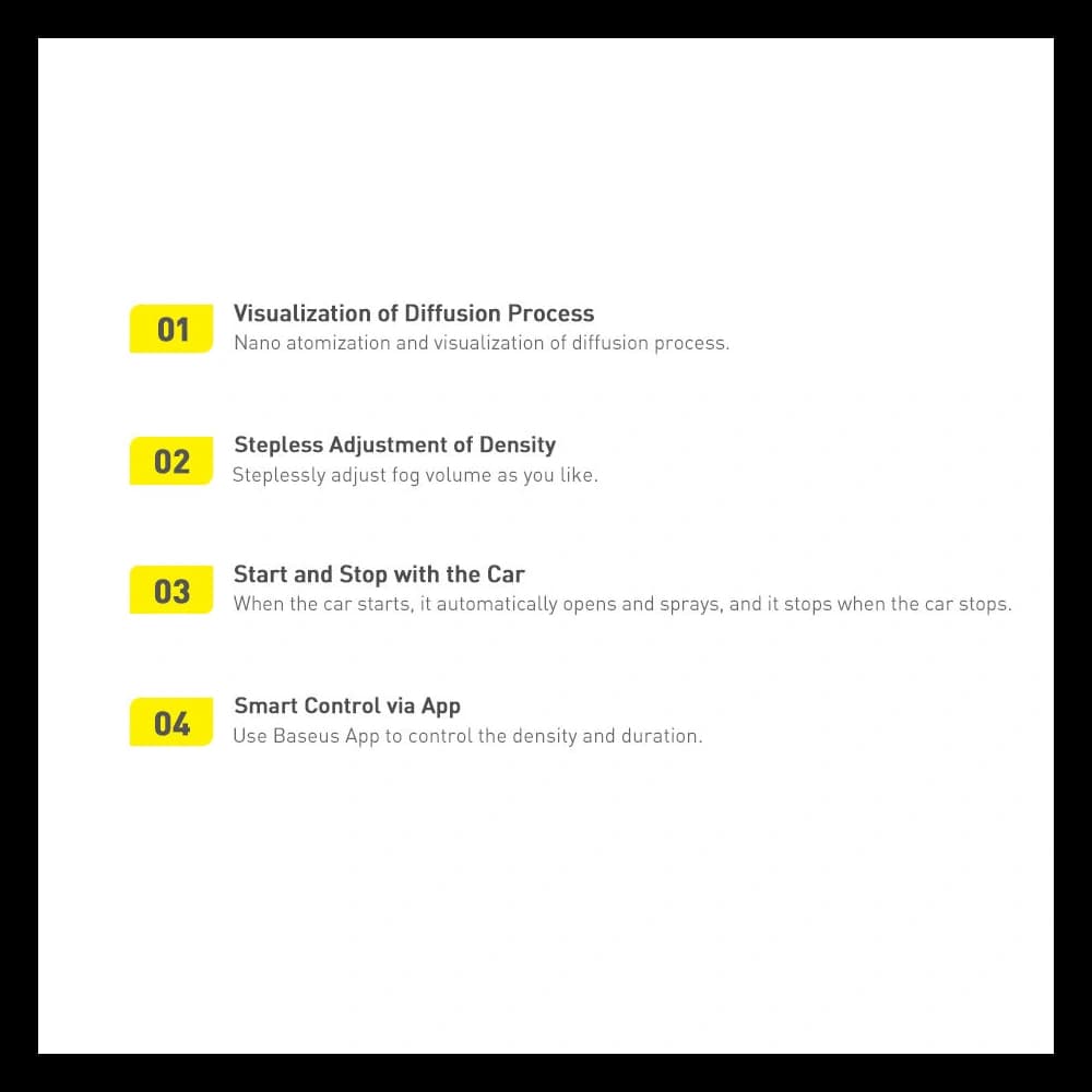 Automobilový osvěžovač vzduchu Baseus + 2 náplně (Frezie + Zvonek) + kabel USB-C 1m černý - 24