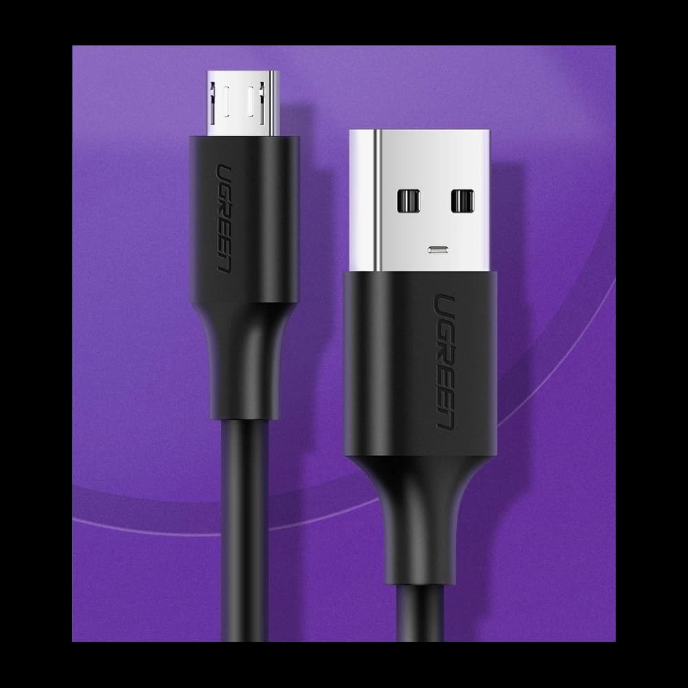 UGREEN US289 Kabel USB/microUSB 2,4A 480Mbps 1,5m schwarz - 13