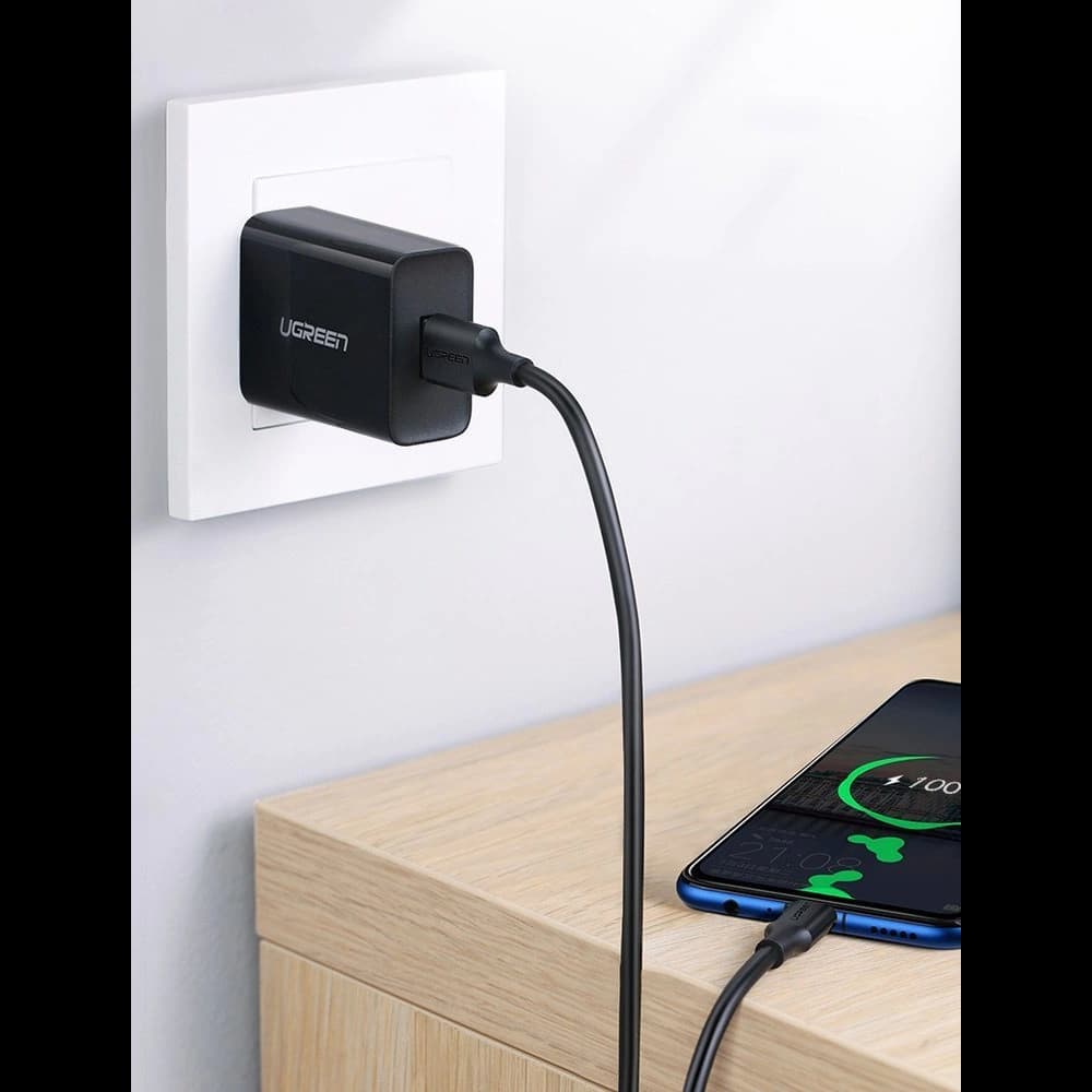 UGREEN US289 Kabel USB/microUSB 2,4A 480Mbps 1,5m schwarz - 18