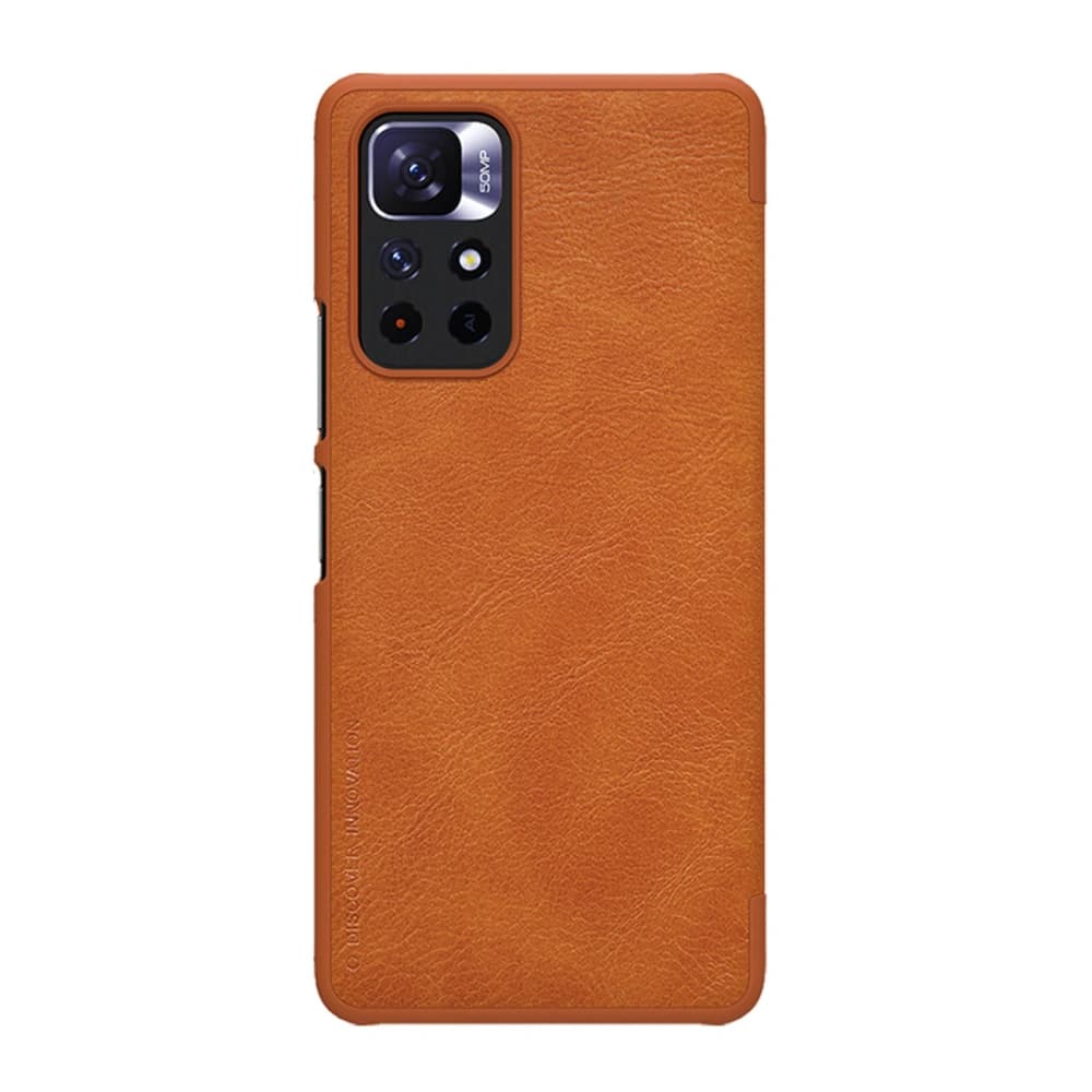 Nillkin Qin Xiaomi Redmi Note 11S 5G/11T 5G/Poco M4 Pro 5G brown - 2