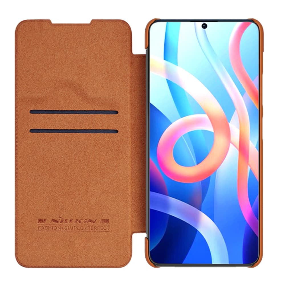 Nillkin Qin Xiaomi Redmi Note 11S 5G/11T 5G/Poco M4 Pro 5G brown - 7
