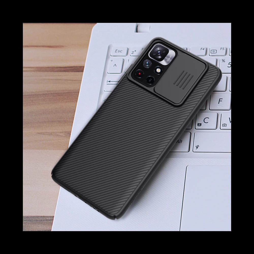 Etui Nillkin CamShield Xiaomi Redmi Note 11S 5G/11T 5G/Poco M4 Pro 5G modrá - 11