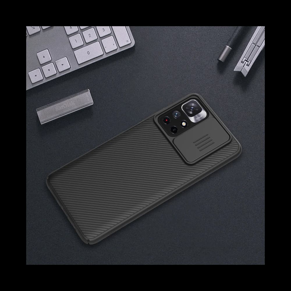Etui Nillkin CamShield Xiaomi Redmi Note 11S 5G/11T 5G/Poco M4 Pro 5G modrá - 13