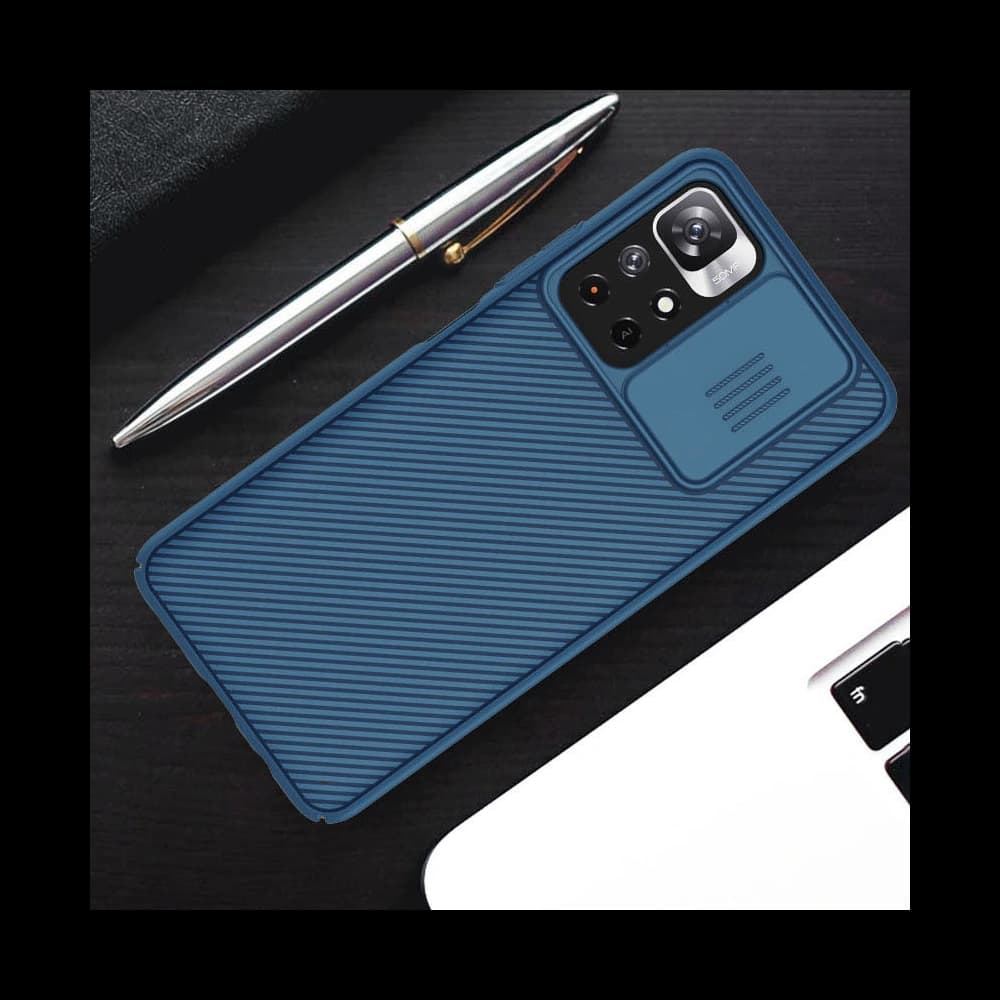 Etui Nillkin CamShield Xiaomi Redmi Note 11S 5G/11T 5G/Poco M4 Pro 5G modrá - 16