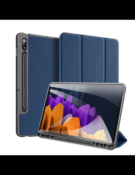 Case Dux Ducis Domo Samsung Galaxy Tab S8+ Plus/Tab S7+ Plus/S7 FE blau