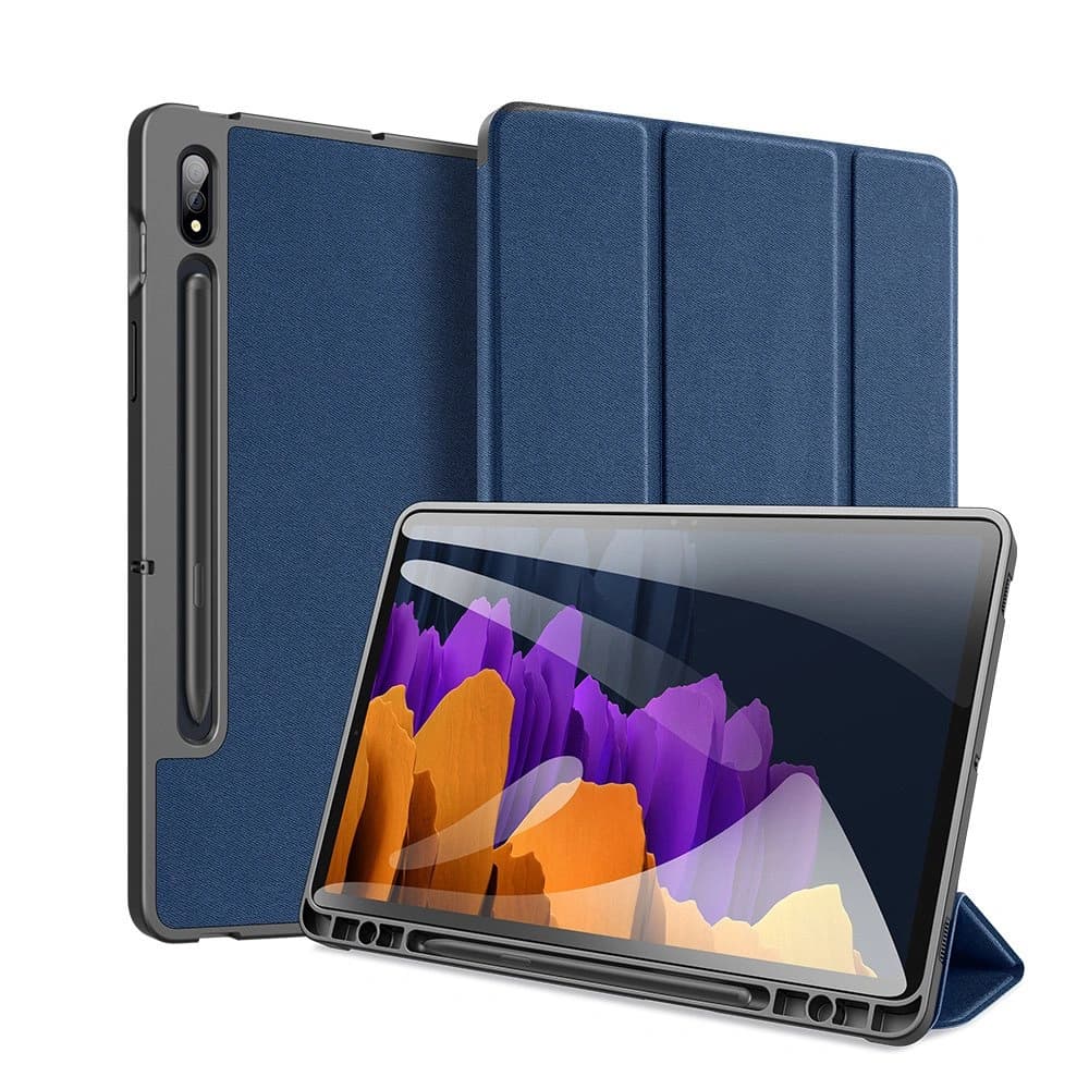 Etui Dux Ducis Domo Samsung Galaxy Tab S8+ Plus/Tab S7+ Plus/S7 FE modré - 1