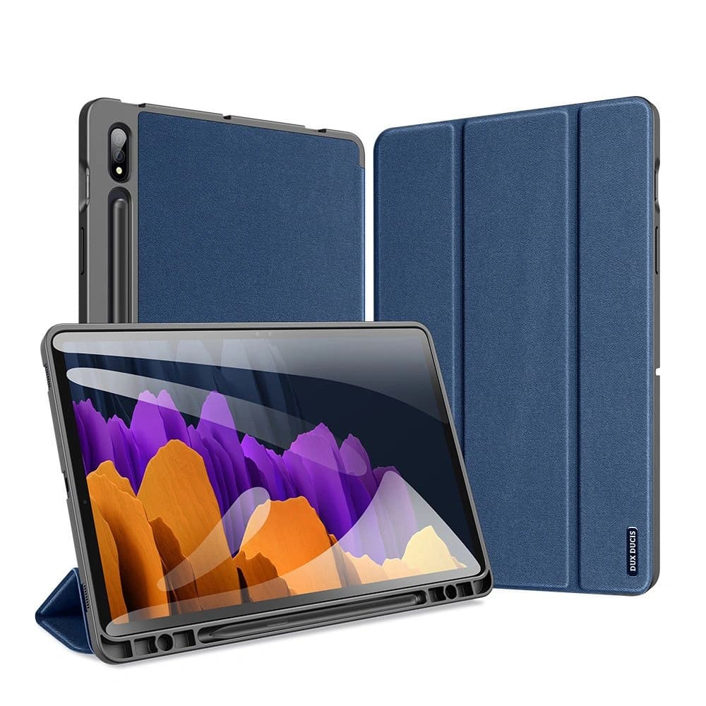 Etui Dux Ducis Domo Samsung Galaxy Tab S8+ Plus/Tab S7+ Plus/S7 FE modré - 2