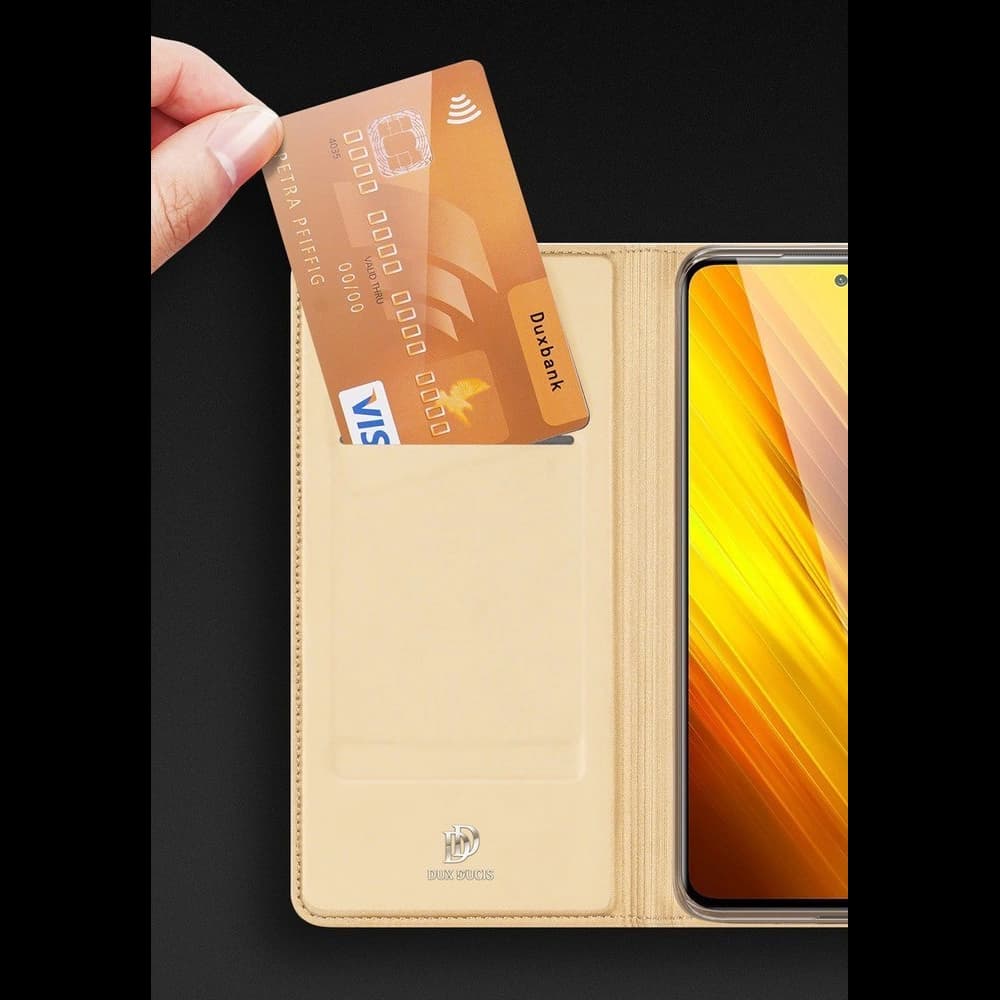 Etui Dux Ducis Skin Pro Xiaomi Poco X3 NFC/Poco X3 Pro roz cu roz - 17