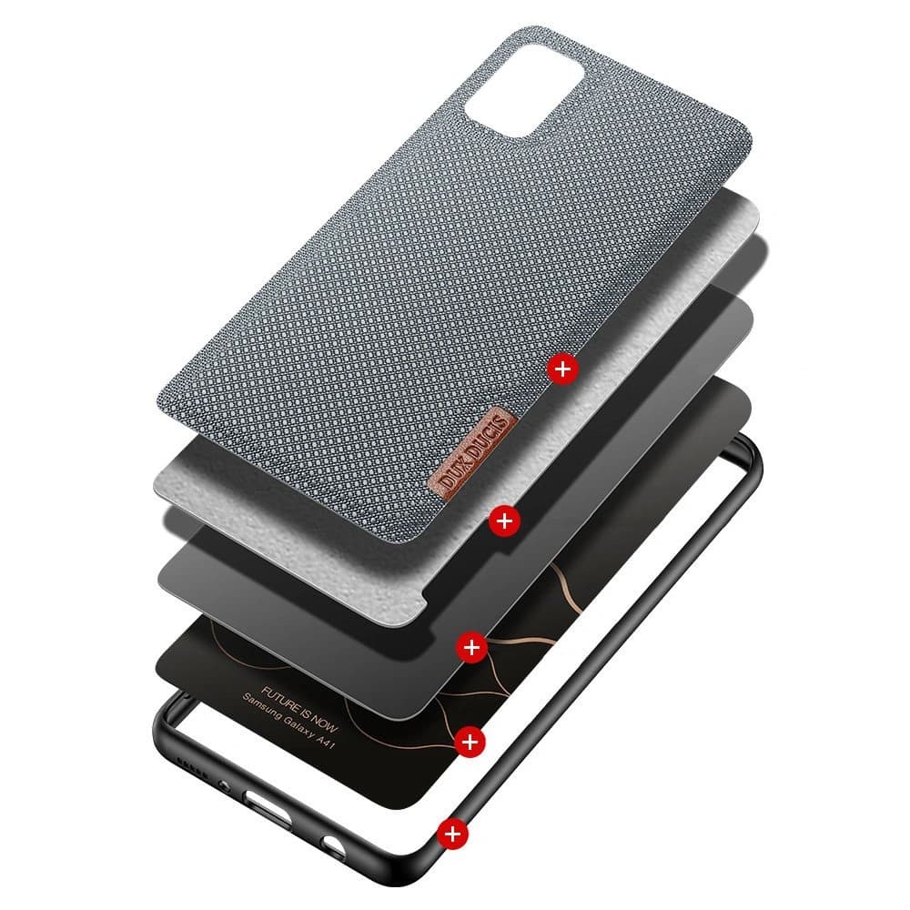 Etui Dux Ducis Fino Samsung Galaxy A41 szürke - 2
