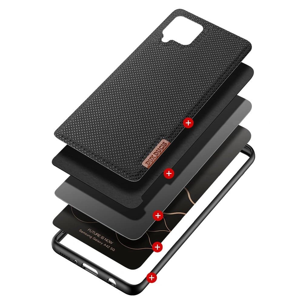 Etui Dux Ducis Fino Samsung Galaxy A42 5G černé - 2