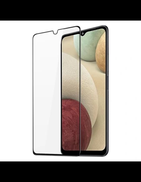 Skládací sklo Dux Ducis 9D Tempered Glass Samsung Galaxy A12/M12 černé (přátelské k pouzdru)