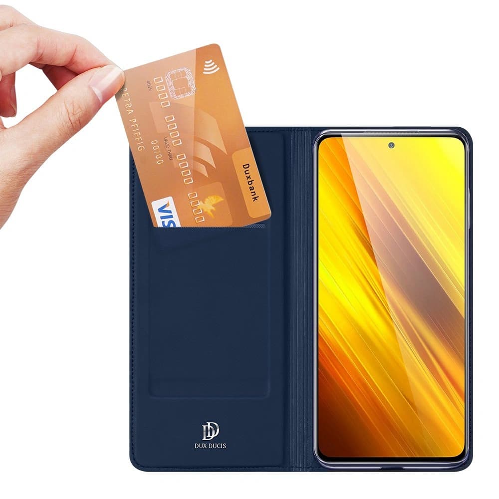 Dux Ducis Skin Pro tok Xiaomi Poco M3/Redmi 9T kék - 2