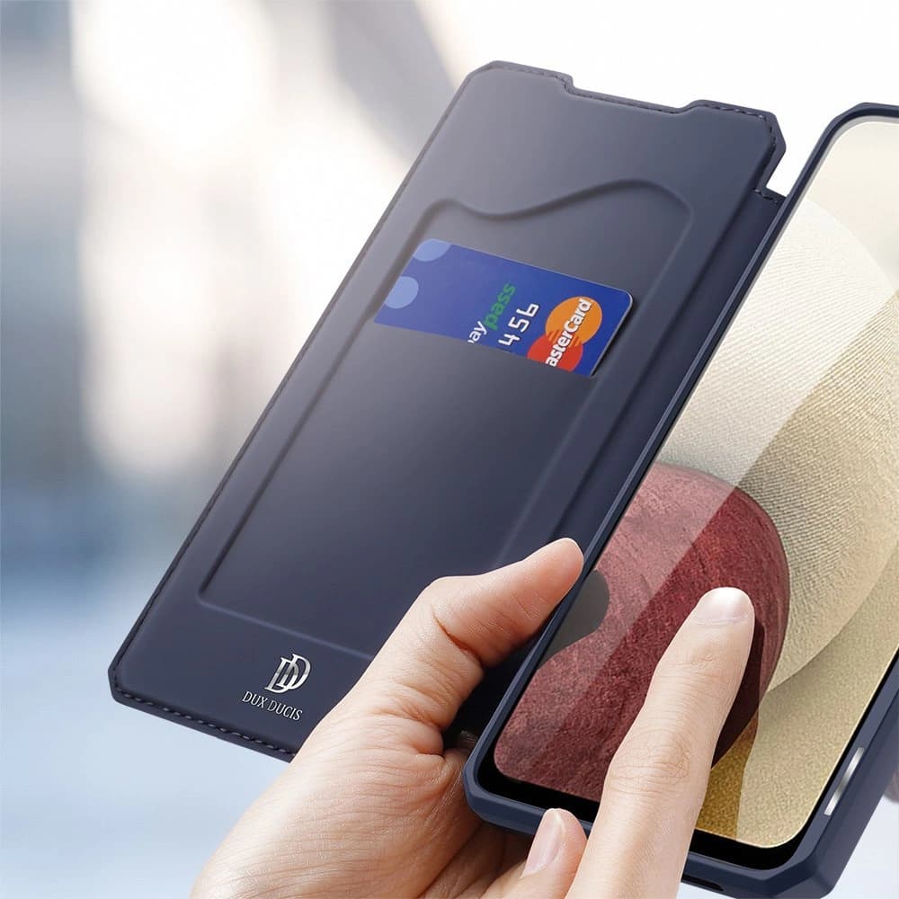 Etui Dux Ducis Skin X Samsung Galaxy A12/M12 modrý - 3