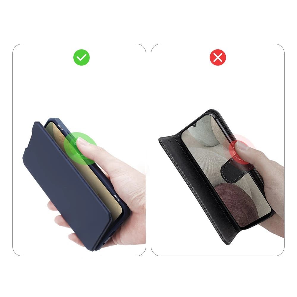 Etui Dux Ducis Skin X Samsung Galaxy A12/M12 modrý - 9