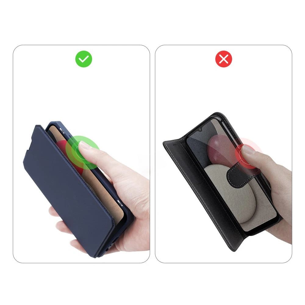 Etui Dux Ducis Skin X Samsung Galaxy A02s EU modré - 9