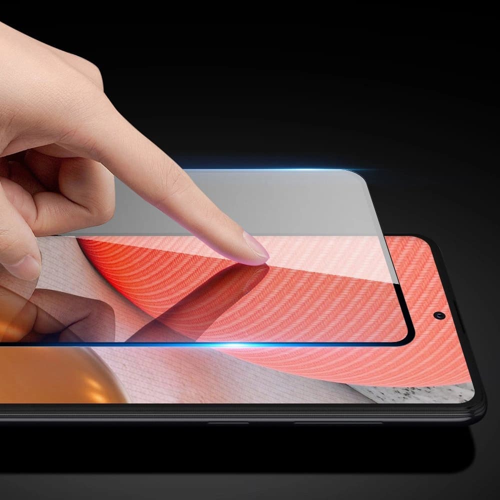Dux Ducis 9D Edzett üveg Samsung Galaxy A72 4G fekete (tokbarát) - 9