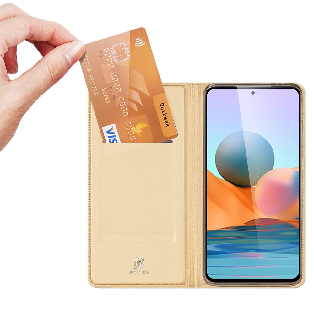 Case Dux Ducis Skin Pro Xiaomi Redmi Note 10 Pro gold - 2