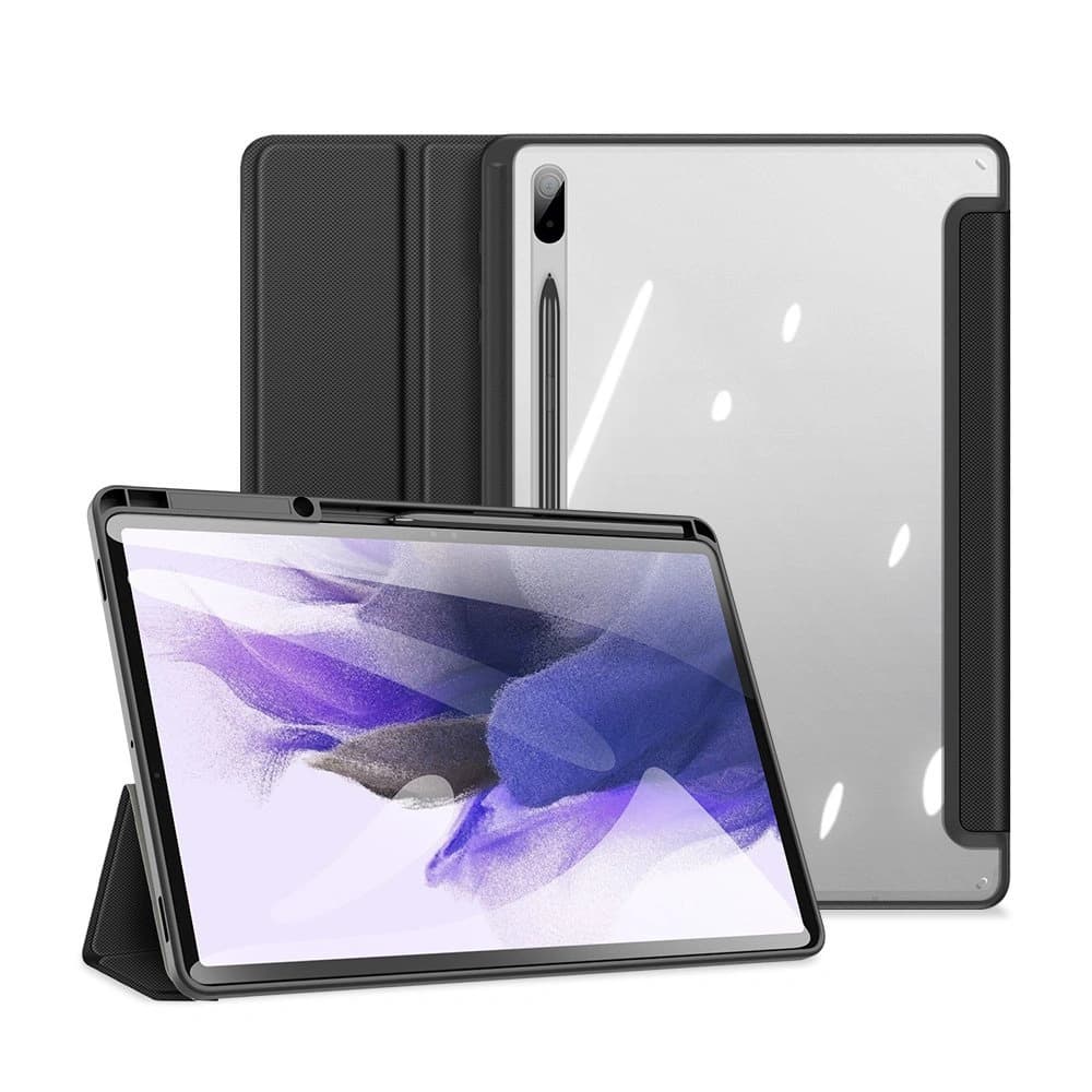 Case Dux Ducis Toby Samsung Galaxy Tab S8+ Plus/Tab S7+ Plus/Tab S7 FE mit Halterung für den Stylus schwarz - 12