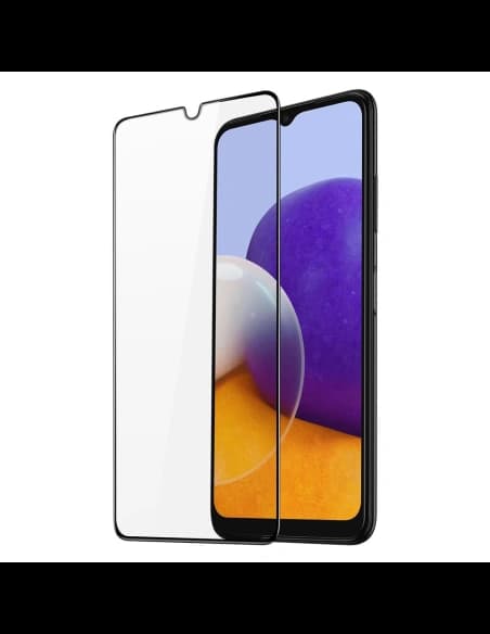 Dux Ducis 9D Edzett Üveg Samsung Galaxy A22 4G fekete (tokbarát)