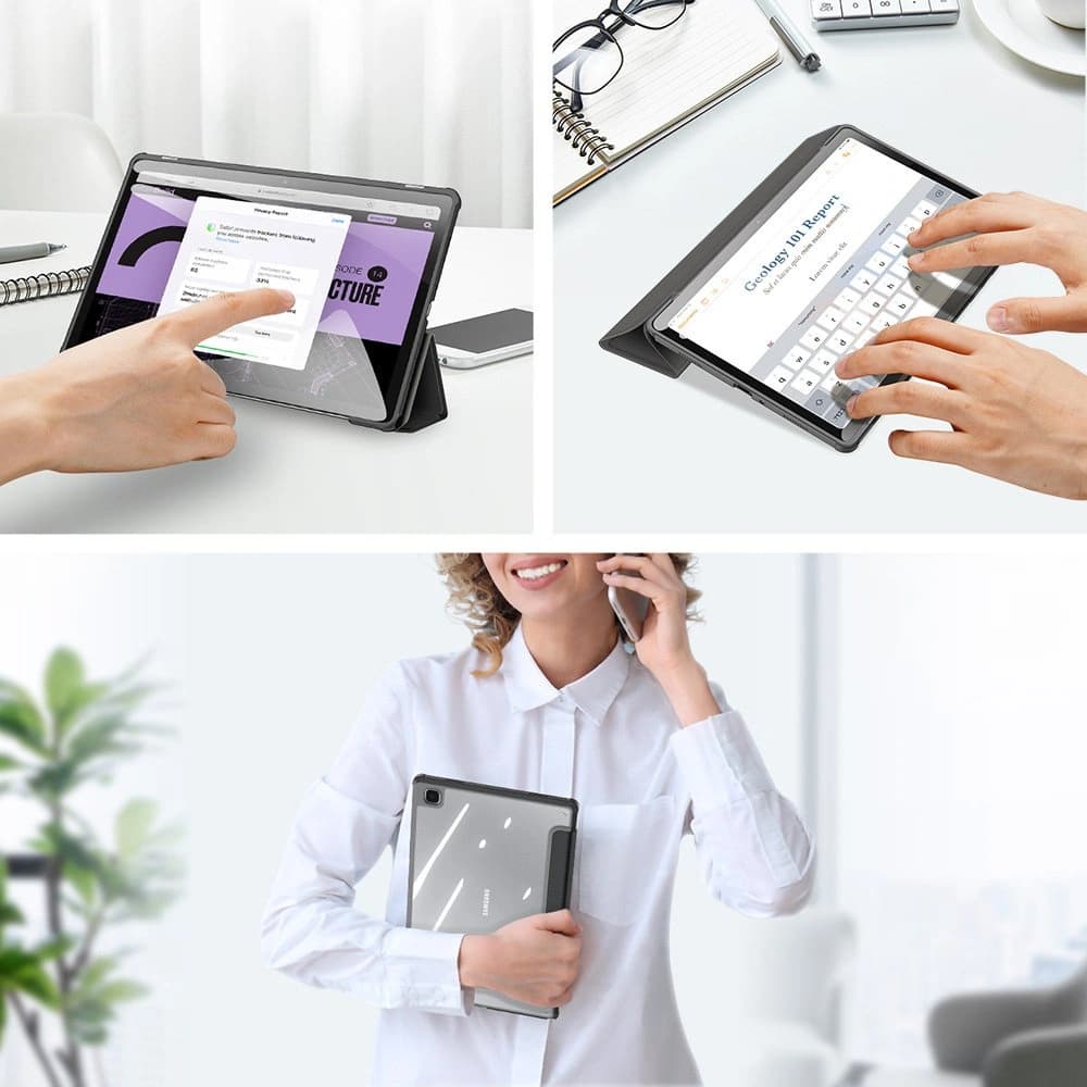 Etui Dux Ducis Toby Samsung Galaxy Tab A7 10.4 2020 tolltartó fekete - 8