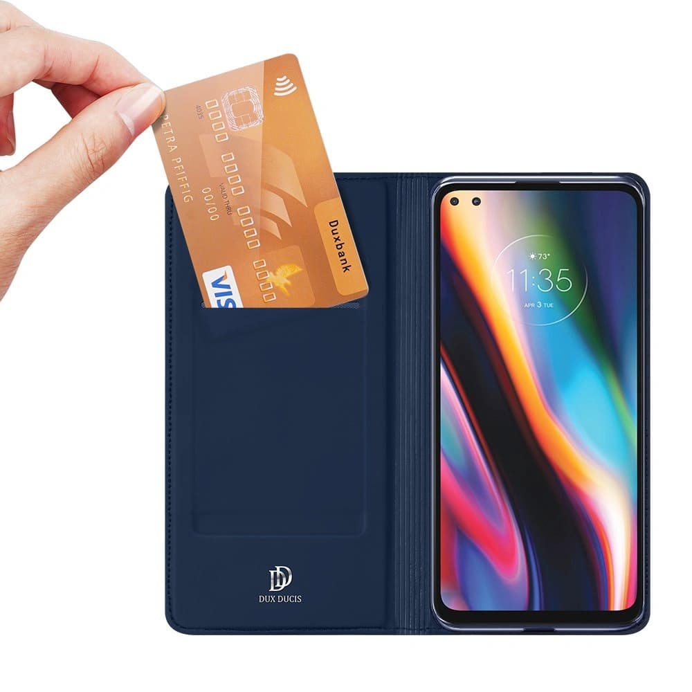 Etui Dux Ducis Skin Pro Motorola Moto G 5G Plus albastru - 2