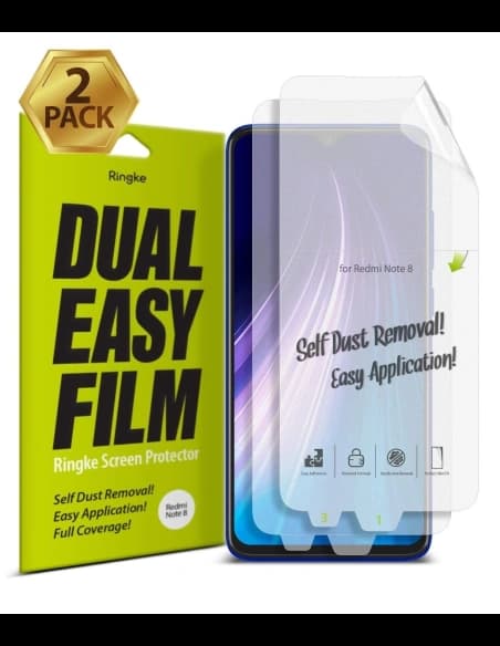 Folia hydrogel Ringke Dual Easy Full Cover pentru Redmi Note 8 Friendly