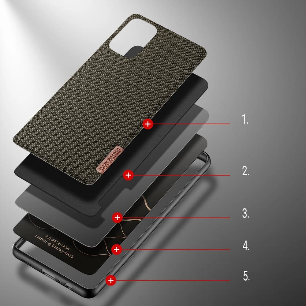 Etui Dux Ducis Fino Samsung Galaxy A03s zelené - 3