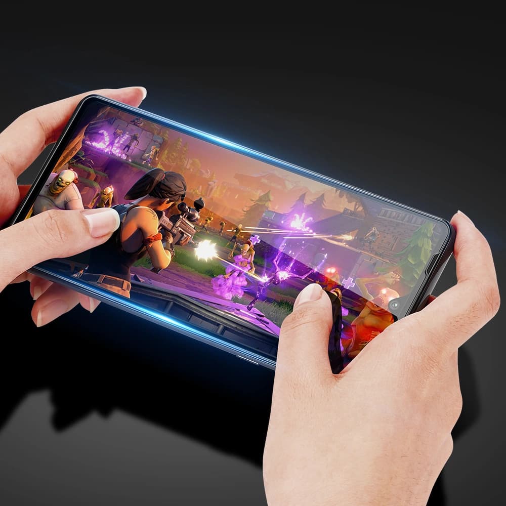 Sklo tvrzené Dux Ducis 10D Tempered Glass Motorola Moto Edge 20 Pro černé (přátelské k pouzdru) - 3