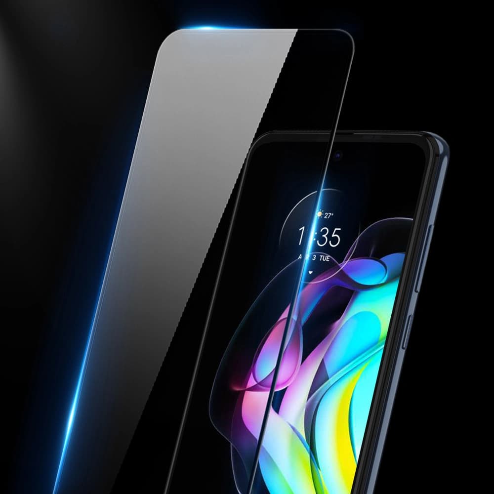 Dux Ducis 9D Tempered Glass Motorola Moto Edge 20 black (case friendly) - 8