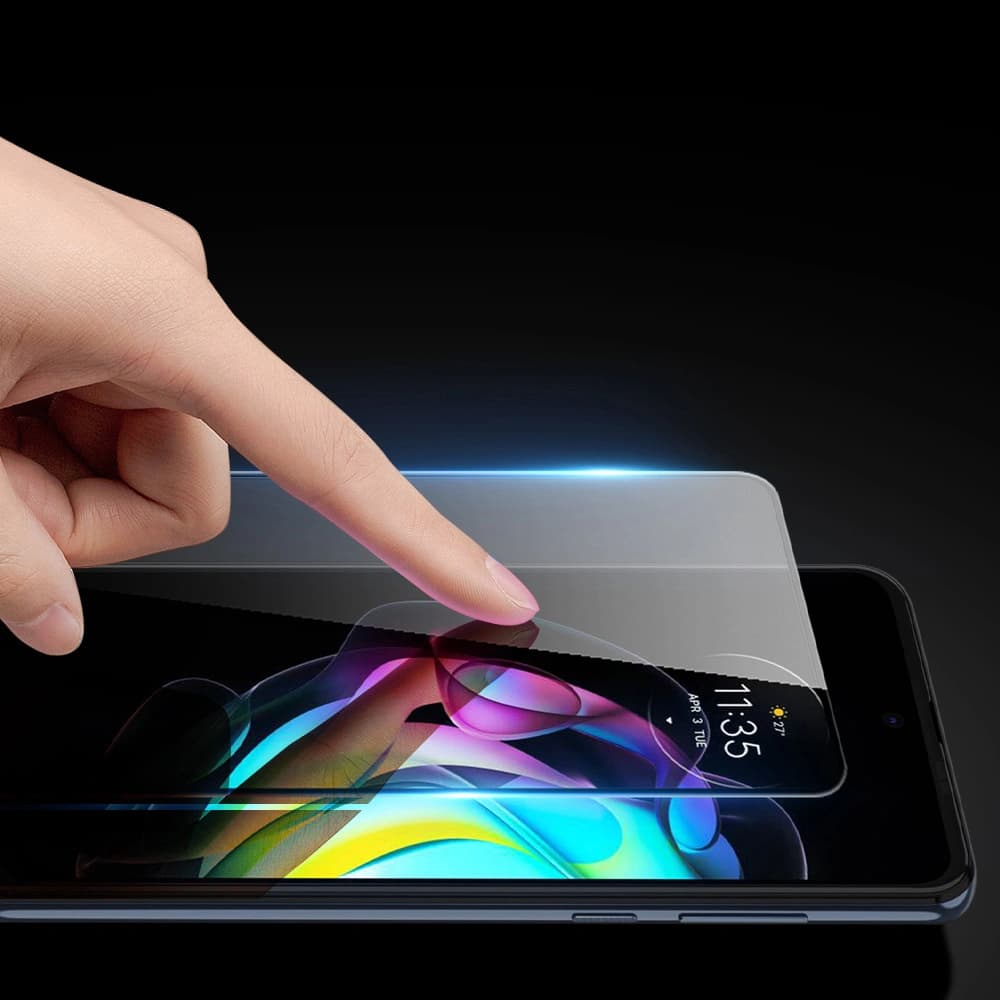 Dux Ducis 9D Tempered Glass Motorola Moto Edge 20 black (case friendly) - 9