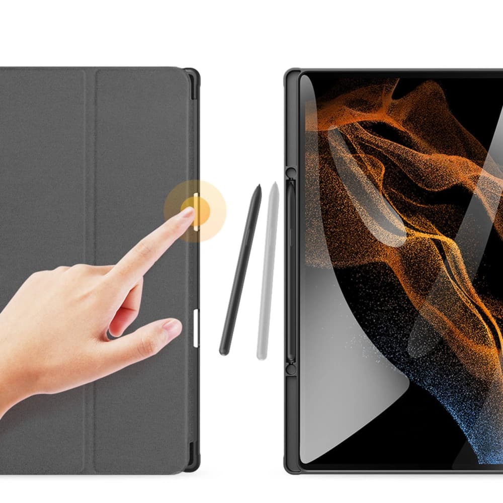 Case Dux Ducis Domo Samsung Galaxy Tab S8 Ultra schwarz - 3