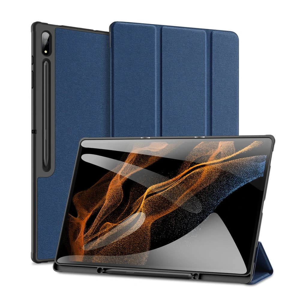 Etui Dux Ducis Domo Samsung Galaxy Tab S8 Ultra modrý - 2