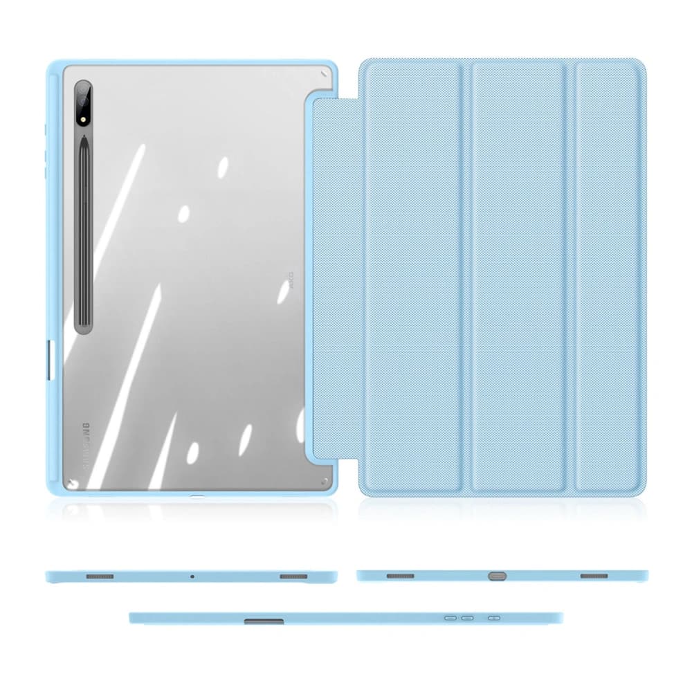 Etui Dux Ducis Toby Samsung Galaxy Tab S8 Ultra suport pentru stylus albastru - 6