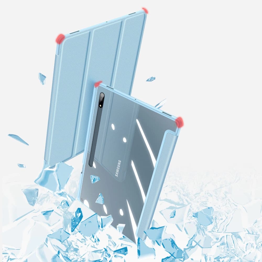 Etui Dux Ducis Toby Samsung Galaxy Tab S8 Ultra suport pentru stylus albastru - 9