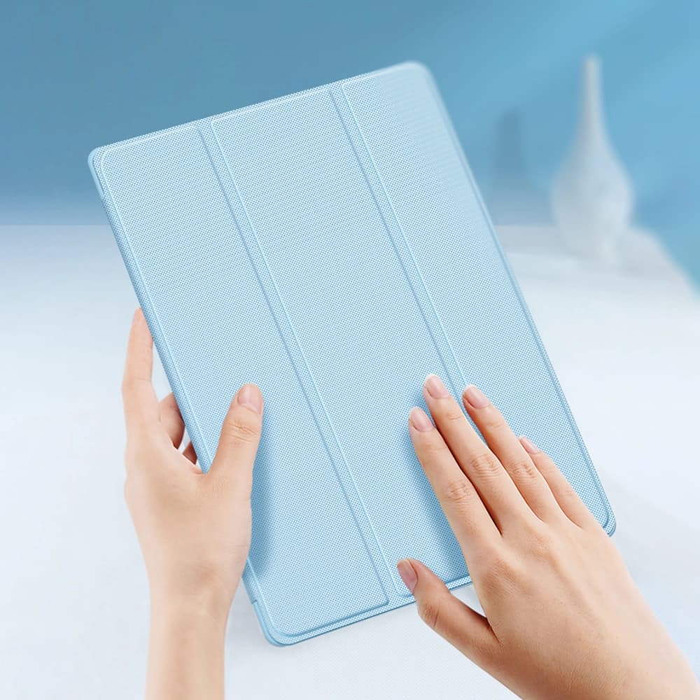 Etui Dux Ducis Toby Samsung Galaxy Tab S8 Ultra suport pentru stylus albastru - 16