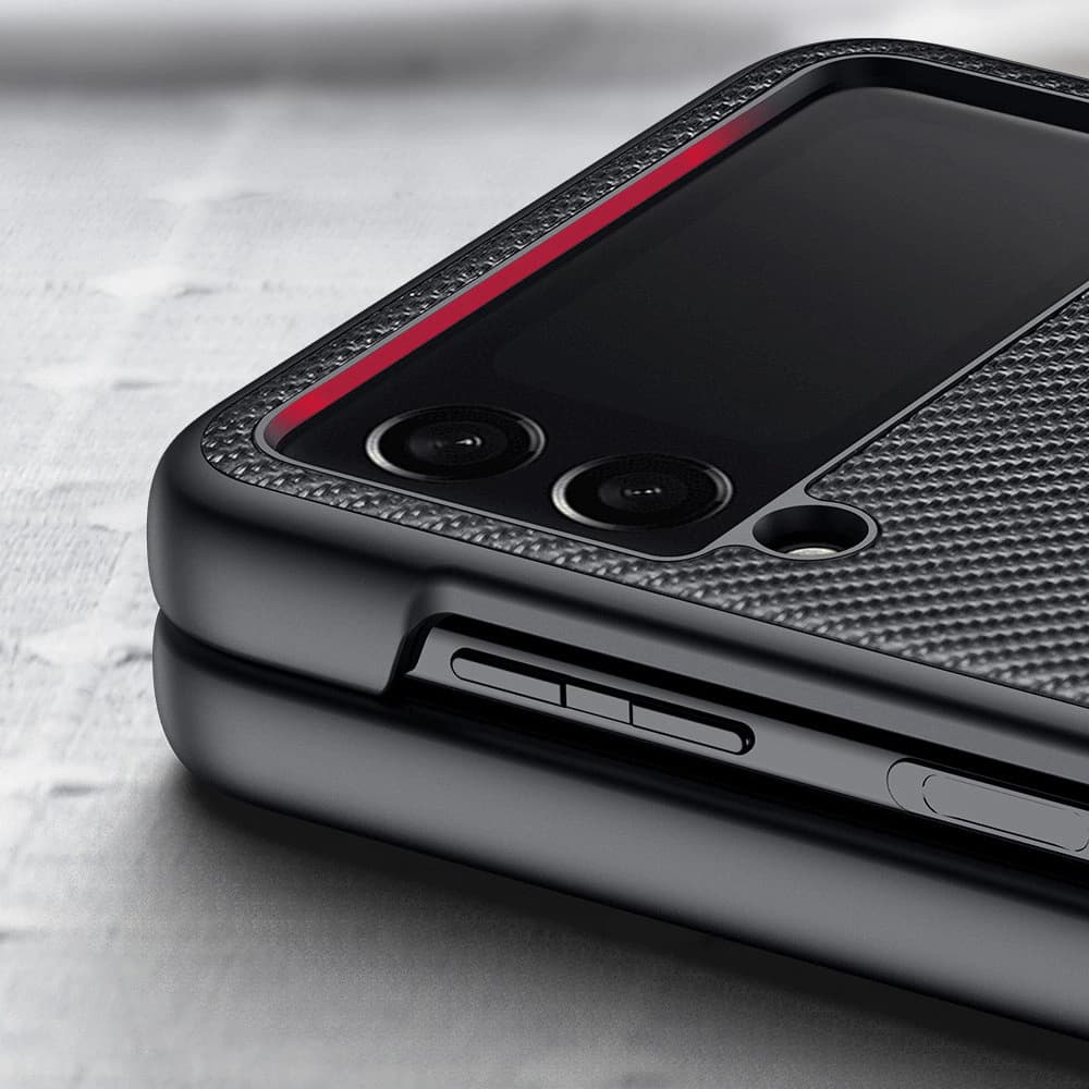 Case Dux Ducis Fino Samsung Galaxy Z Flip 3 schwarz - 12
